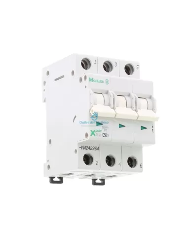 Disjoncteur Eaton PLS6-C50/3 6 kA 3P C 50 A